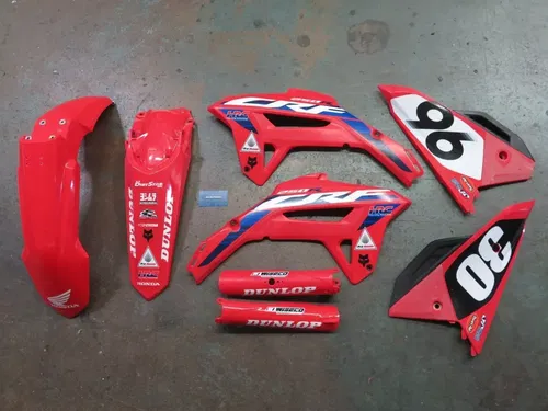 2021-2024 Honda CRF450R OEM Red Plastics Kit 2022-2024 CRF250R Stock Fenders