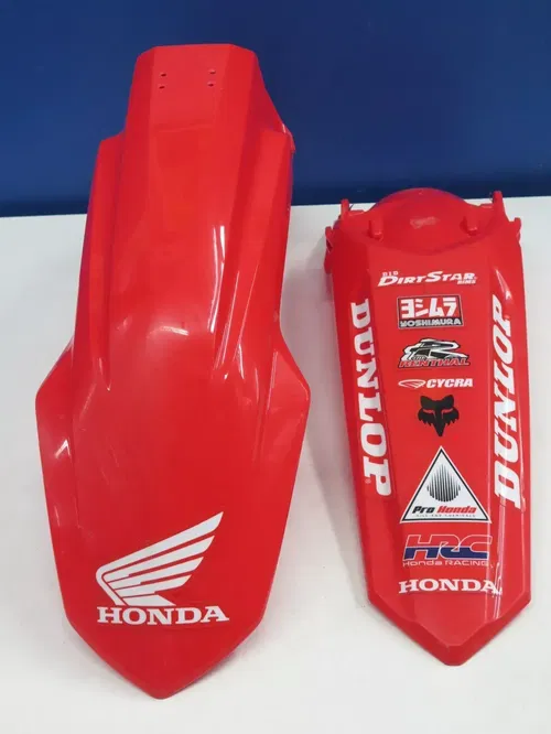 2021-2024 Honda CRF450R OEM Red Plastics Kit 2022-2024 CRF250R Stock Fenders