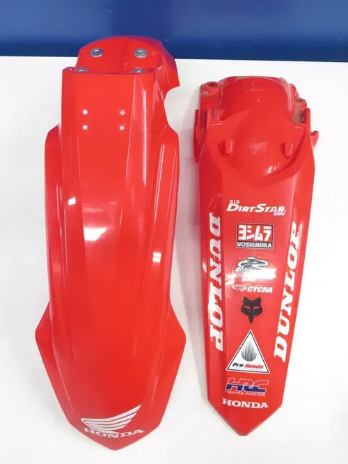 2021-2024 Honda CRF450R OEM Red Plastics Kit 2022-2024 CRF250R Stock Fenders