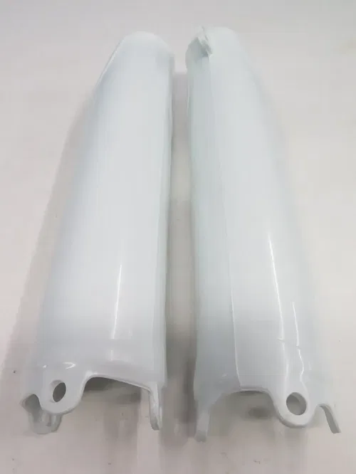 2009-2016 Honda CRF450R, 2014-2017 CRF250R UFO White Lower Fork Guards / Covers