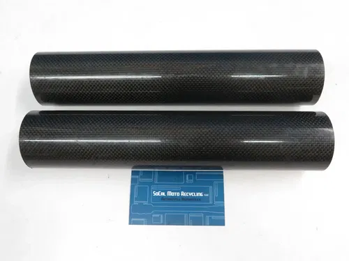 Carbon Fiber Fork Covers / Guards for 48mm Dirt Bike Forks KTM Honda Yamaha etc