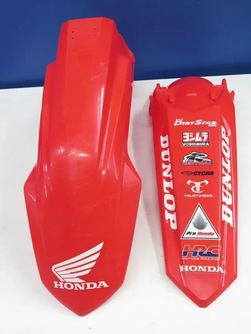 2021-2024 Honda CRF450R OEM Red Plastics Kit 2022-2024 CRF250R Stock Fenders