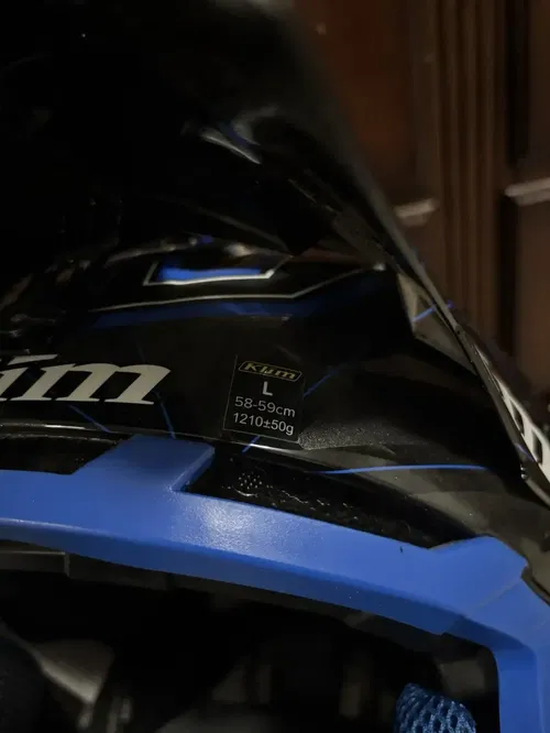 Klim F5 Blue Large L Dirtbike Helmet