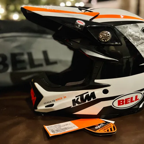 KTM MOTO 9 Flex Caselli BELL Helmet Size M