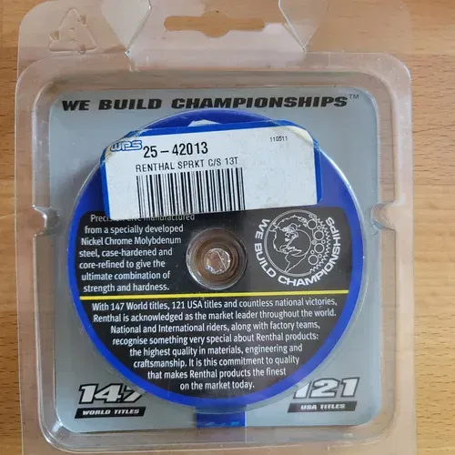 Renthal 13T front sprocket for Yamaha YZ125