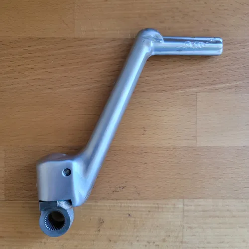 Yamaha YZ125 kick started polished aluminum
