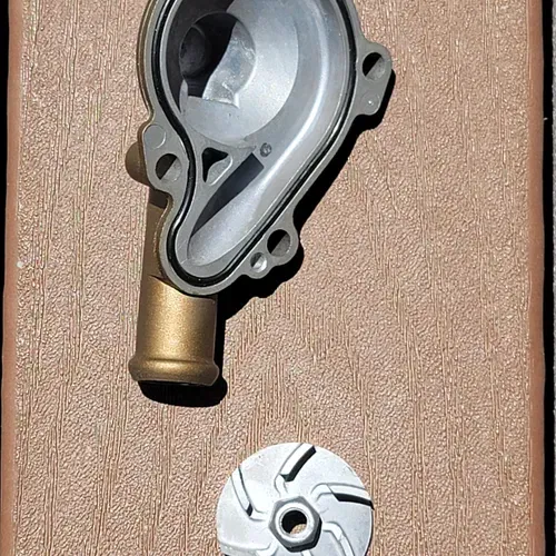 2001-2013 YZ250F Water Pump Cover and Impeller Cerakoted Burnt Bronze