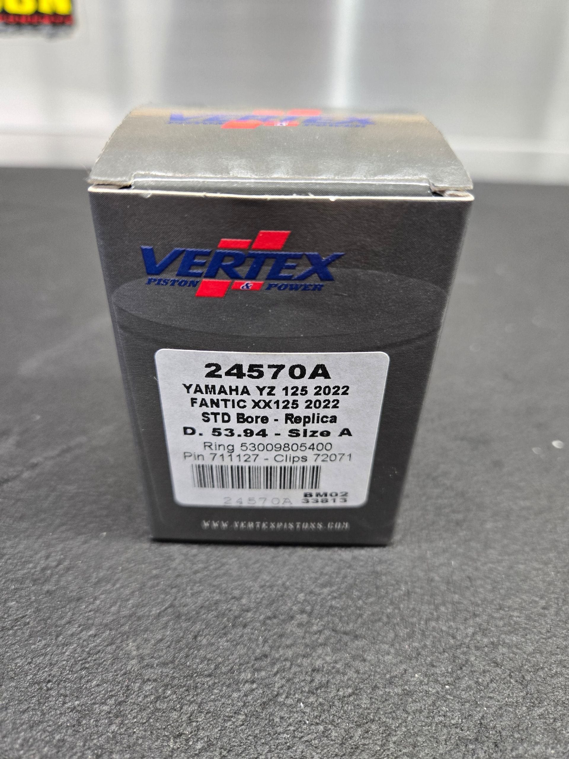 Yamaha Yz125 2022 + Vertex Piston Kit 24570A
