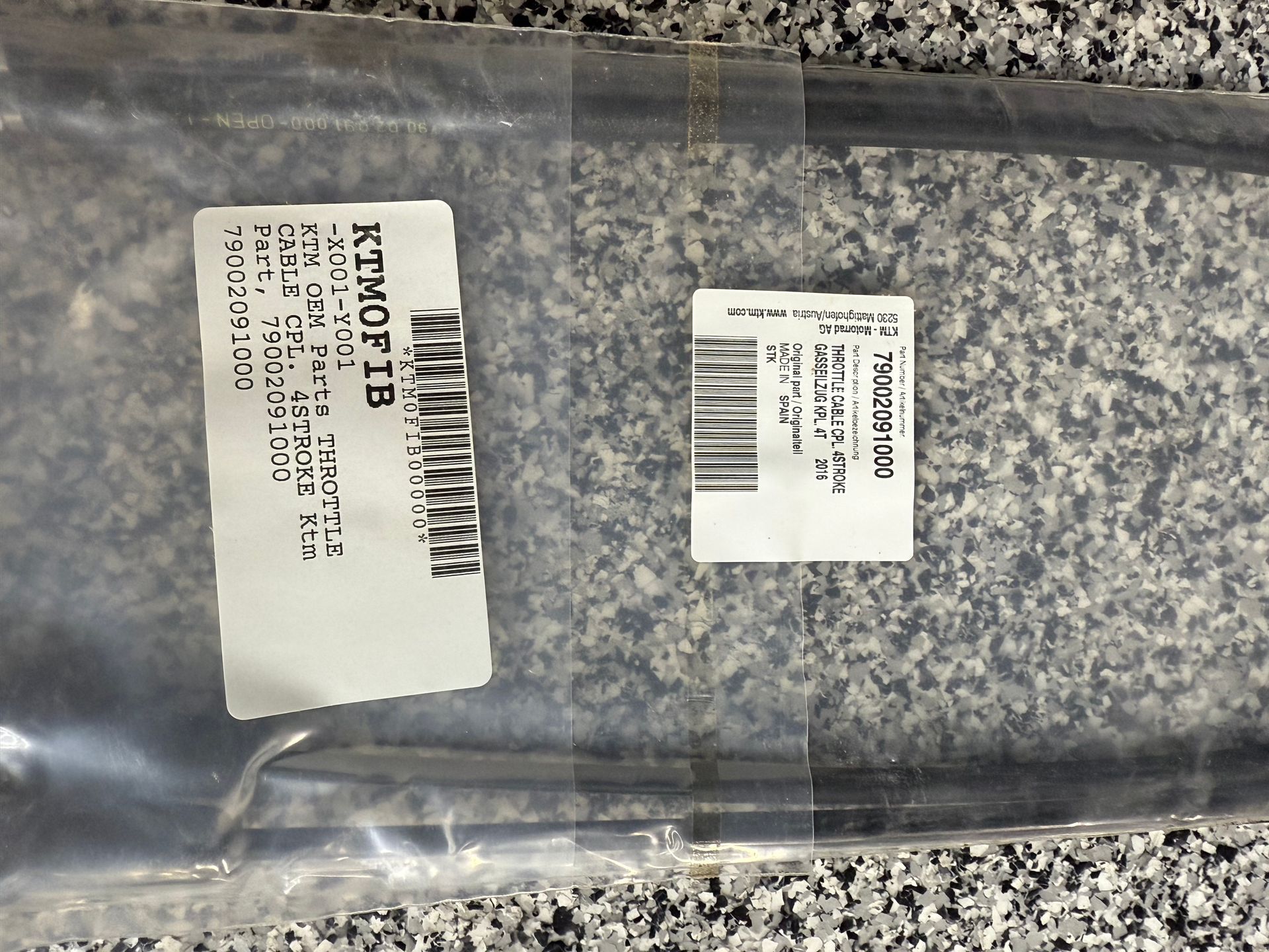 KTM OEM THROTTLE CABLE CPL. 4STROKE