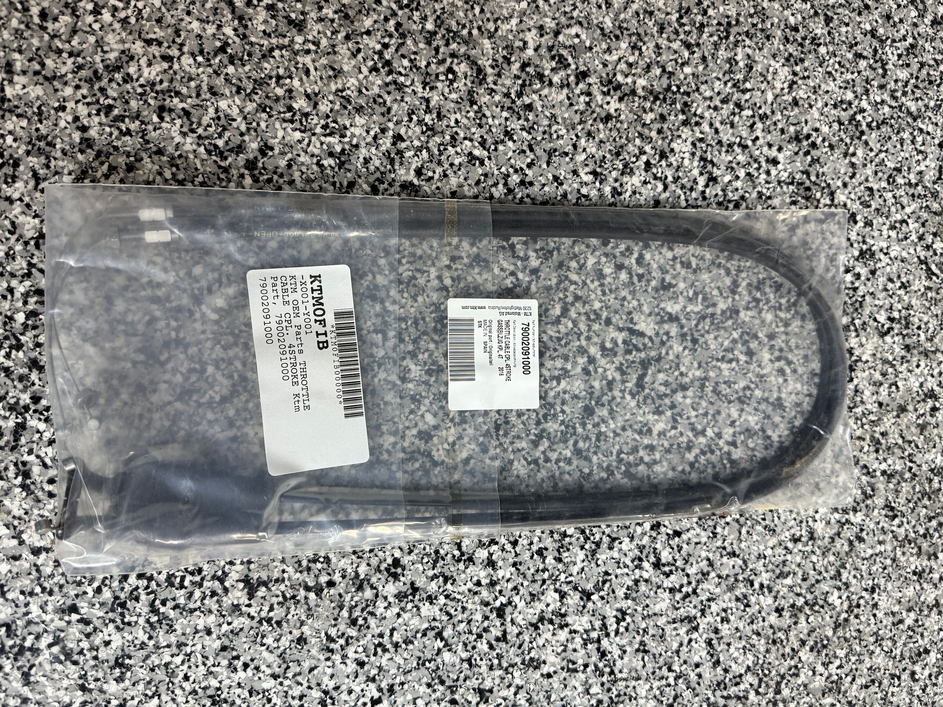 KTM OEM THROTTLE CABLE CPL. 4STROKE