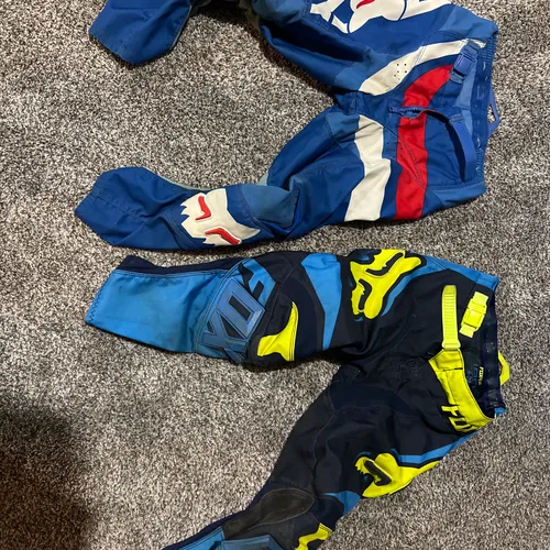 Youth Fox Racing Pants Only - Size 22