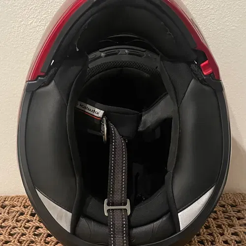 KABUTO SIZE XXL RED FULL FACE MODULAR FLIP UP ADVENTURE MOTORCYCLE HELMET RED