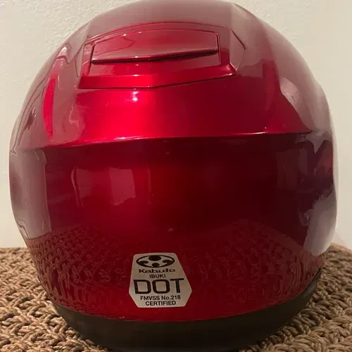 KABUTO SIZE XXL RED FULL FACE MODULAR FLIP UP ADVENTURE MOTORCYCLE HELMET RED
