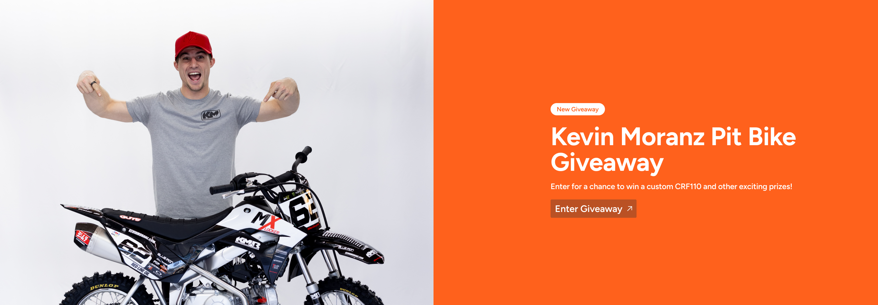 Kevin Moranz Pit Bike Giveaway