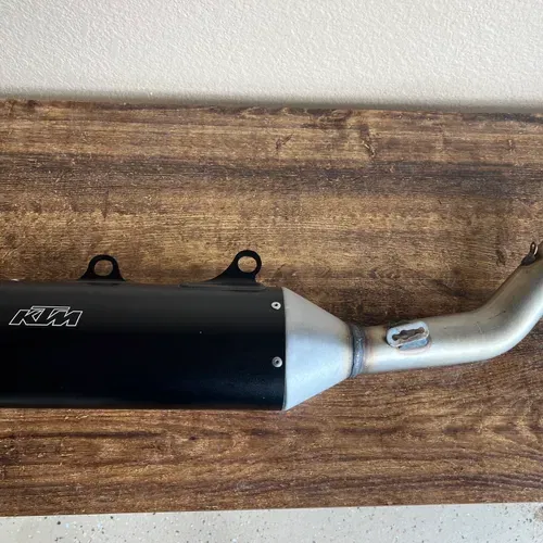 Ktm stock outlet exhaust