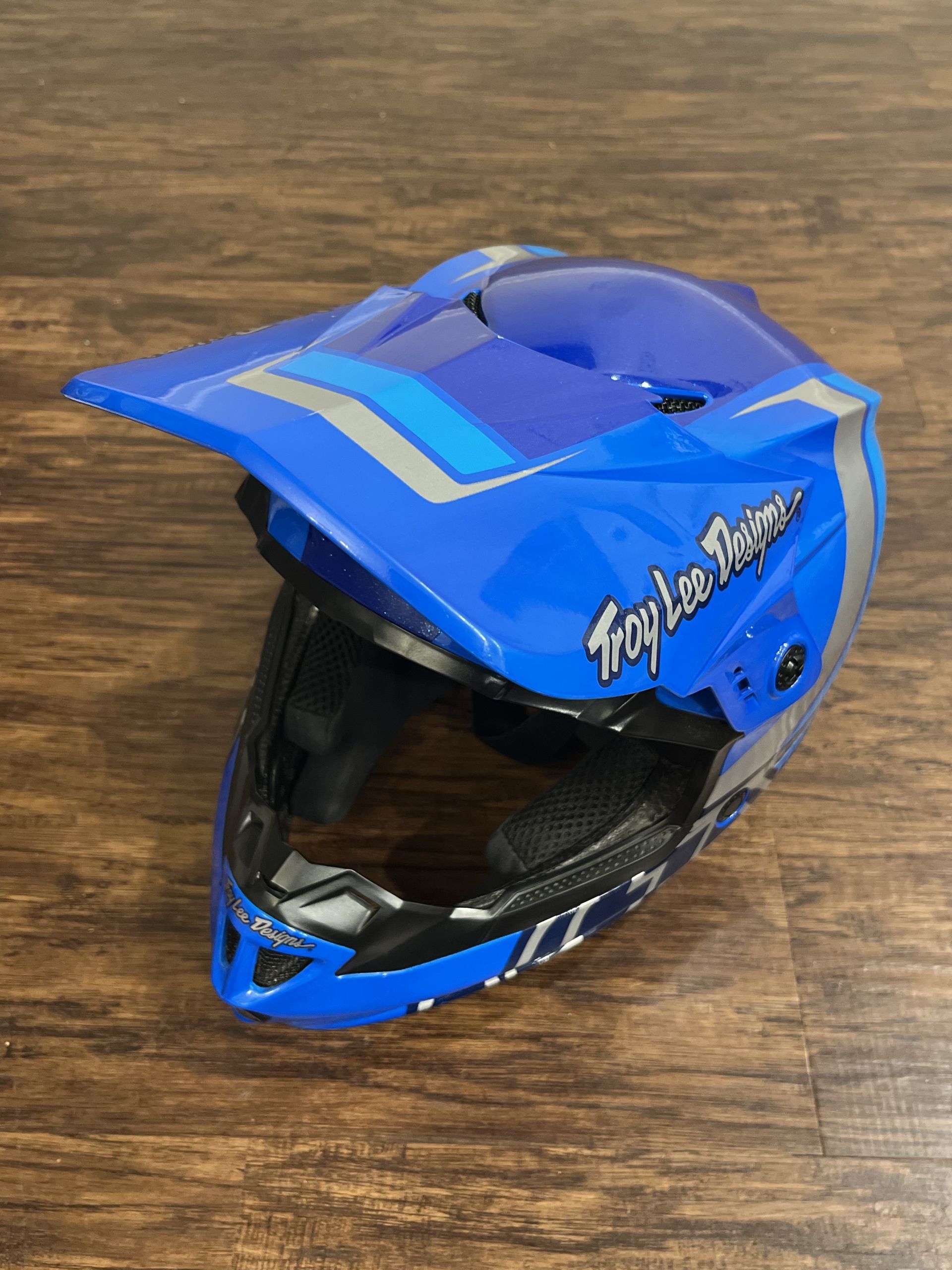Troy Lee Designs GP Helmet Nova Blue - Youth Medium 