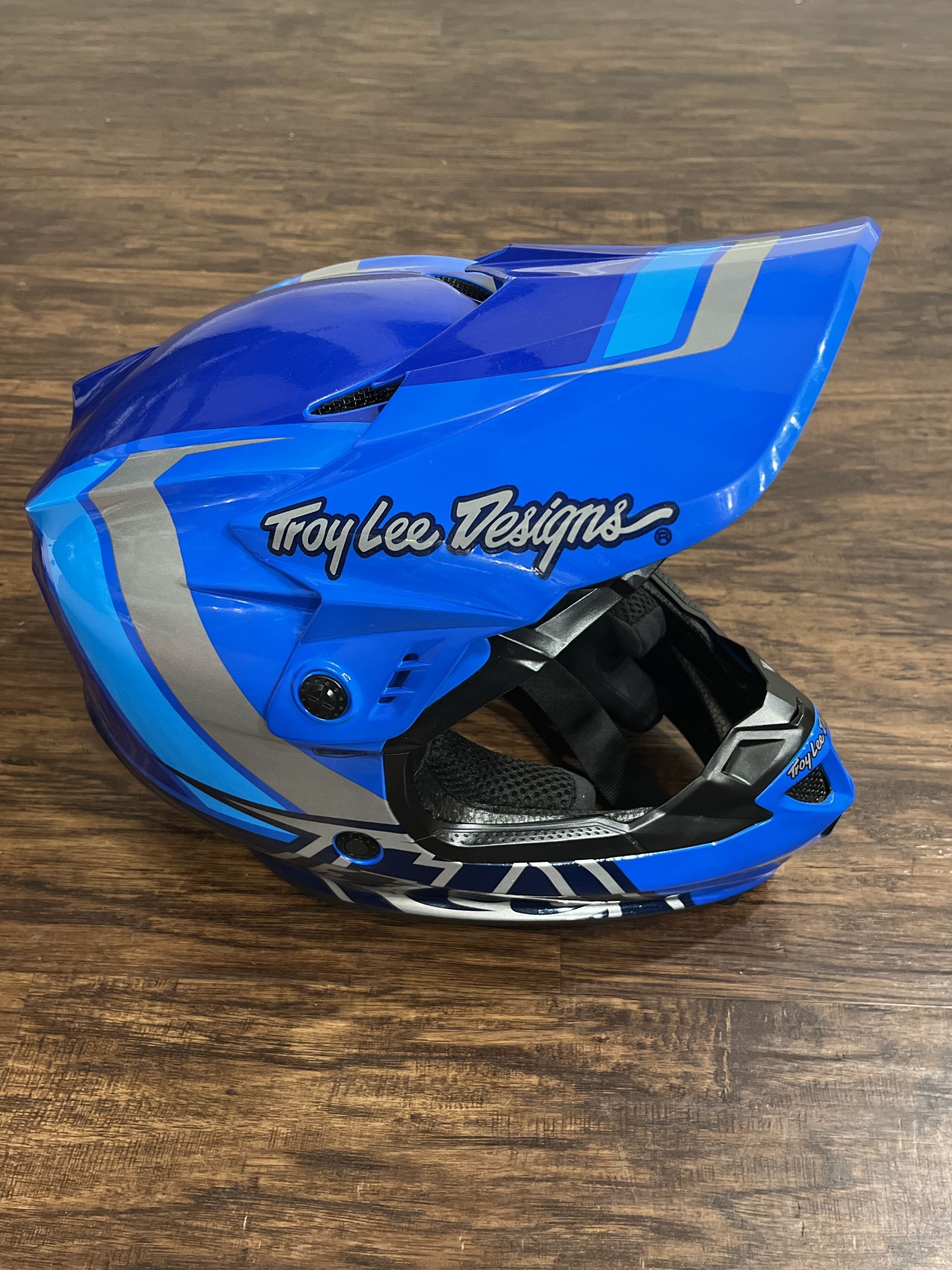 Troy Lee Designs GP Helmet Nova Blue - Youth Medium 