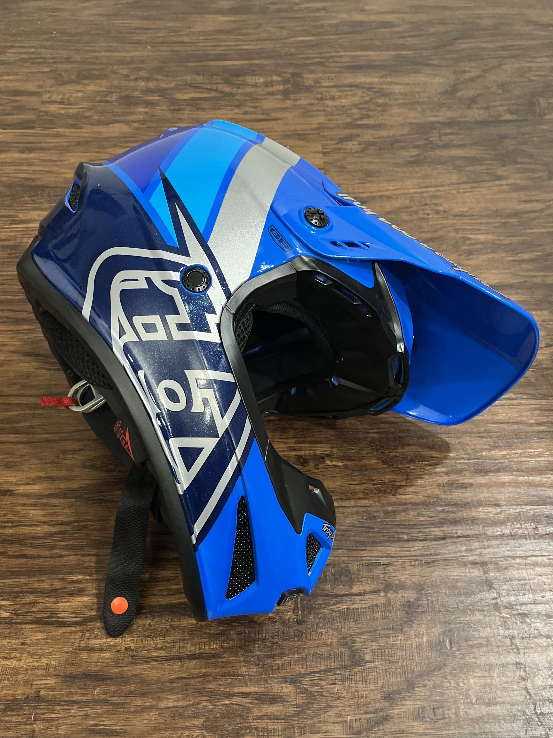 Troy Lee Designs GP Helmet Nova Blue - Youth Medium 