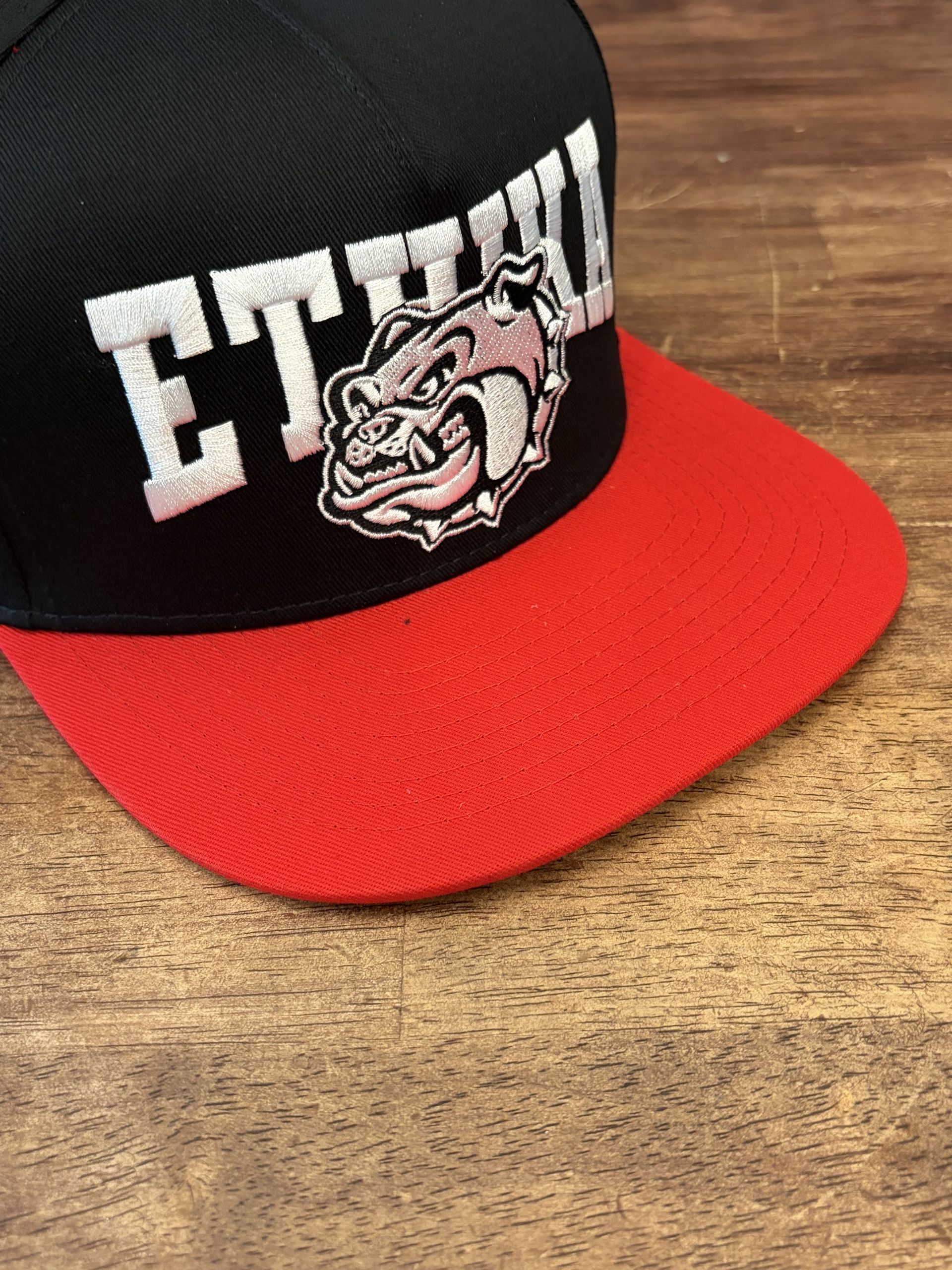 NEW ETHIKA "Mascot" Snapback Trucker Hat - Bulldog Red / White / Black ONE SIZE