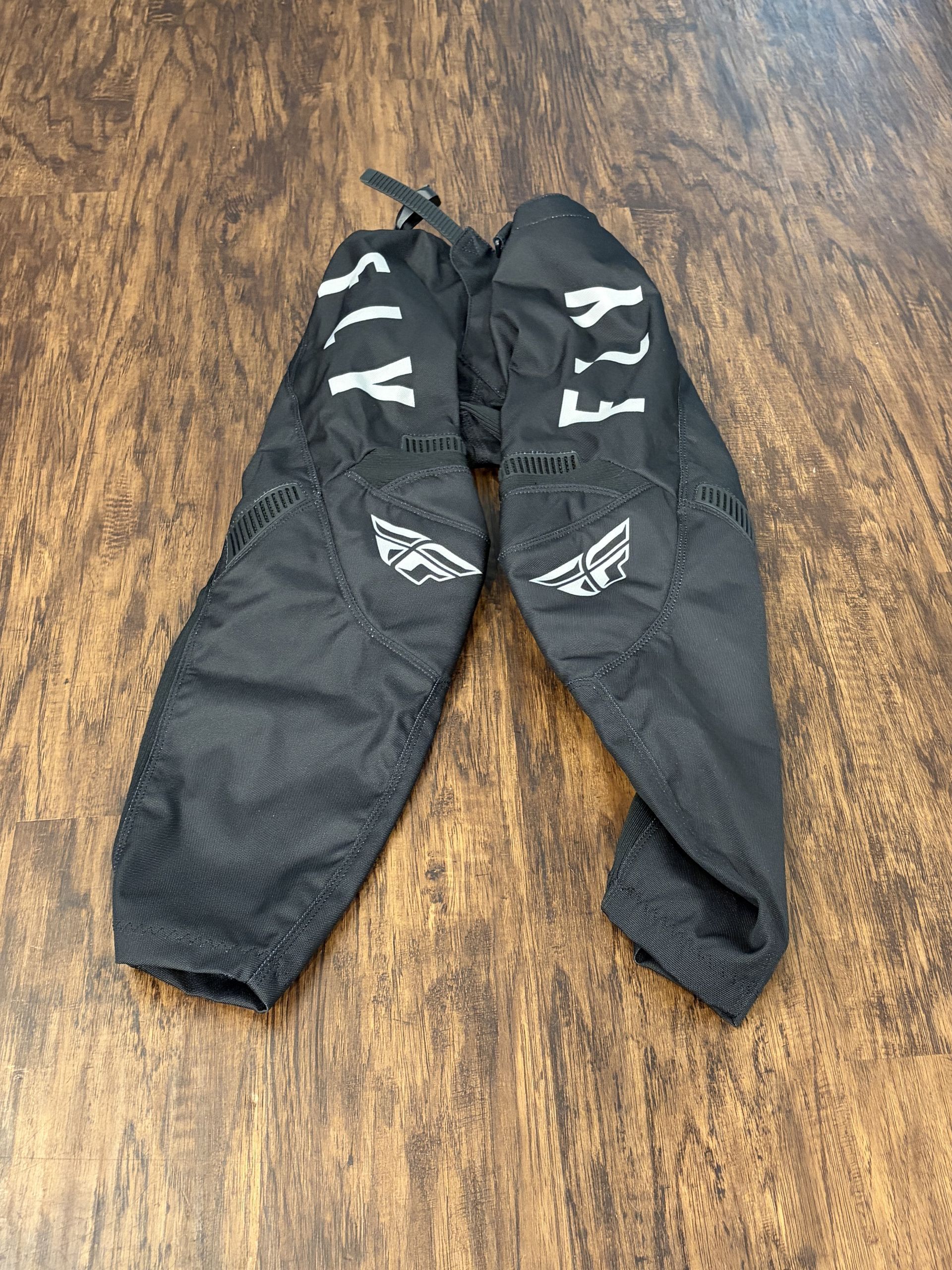 LIKE NEW Fly Racing Youth F-16 Pants - Black/White - Y 22