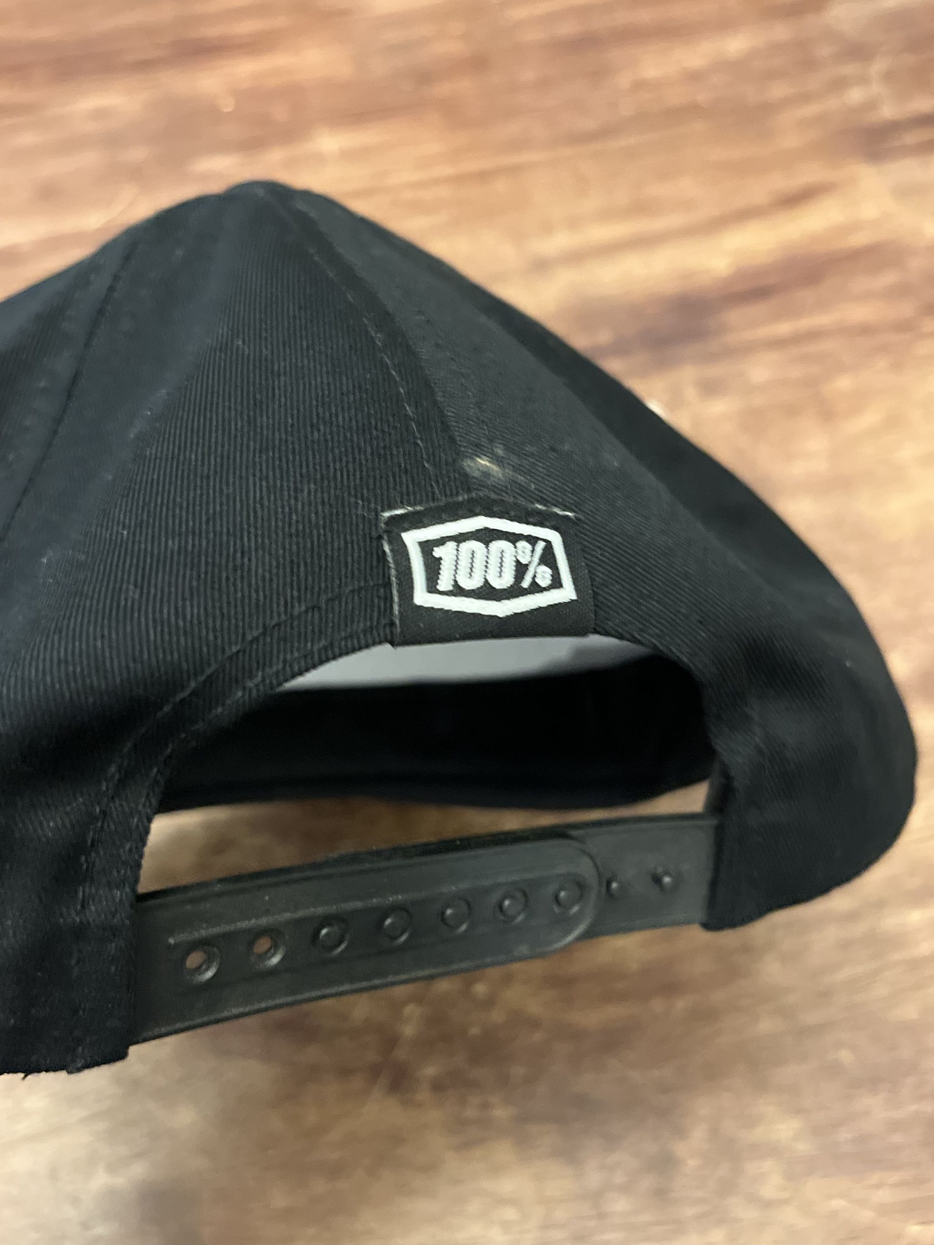 NEW 100% Percent Forward Snapback Hat Cap LYP - Black / Light Blue