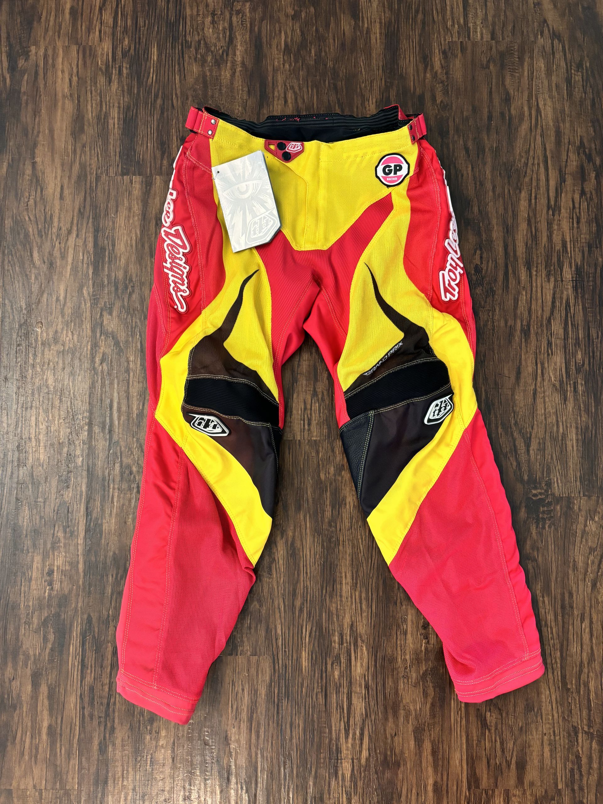 NEW Troy Lee Designs GP Air Motocross Pants - Mirage Yellow Pink  - SIZE 32