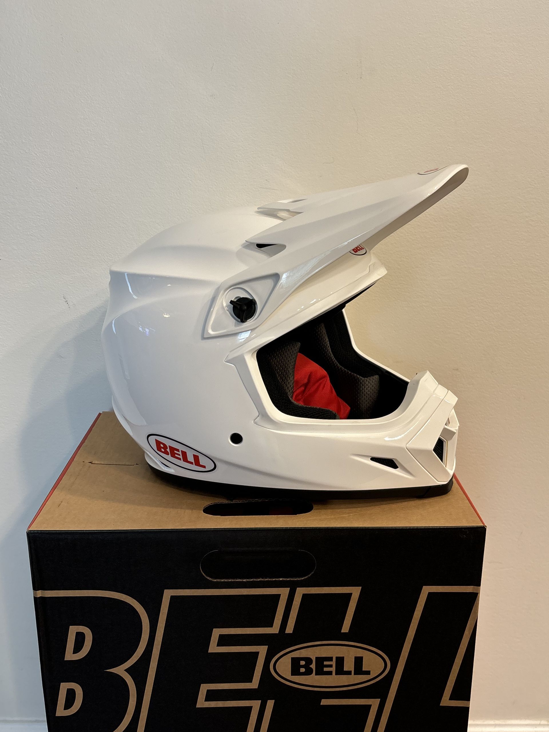NEW Bell MX-9 Moto 9 MIPS Off-road Helmet - Gloss White MX ATV - ALL SIZES
