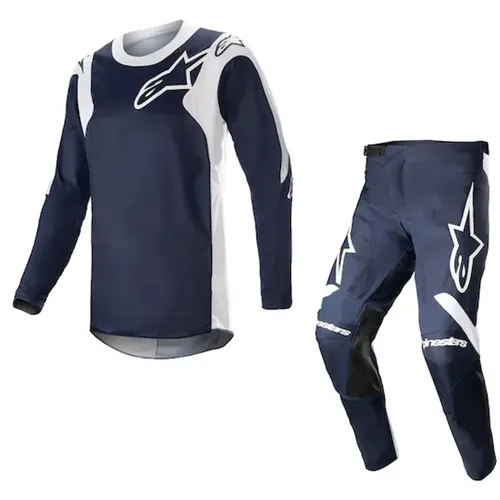 NEW Alpinestars RACER HOEN Gear Combo Night Navy/White