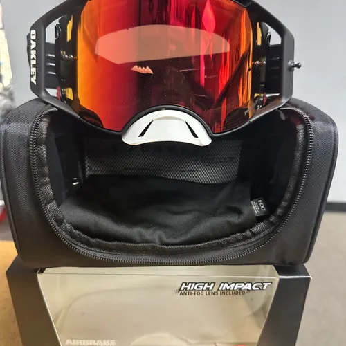 Oakley Airbrake Factory Pilot Goggles Black/Prizm Red Torch