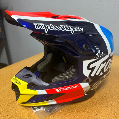 NEW Troy Lee Designs SE5 CARBON TEAM Helmet Navy All Sizes