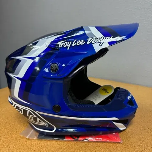 NEW Troy Lee Designs SE4 Helmet Blue All Sizes