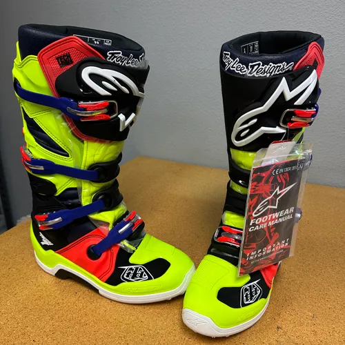 NEW Alpinestars Tech 7 Troy Lee Designs Boots Sz. 11