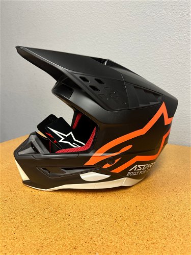 NEW Alpinestars SM5 Compass Helmet Matte Black/Flo Orange Sizes Medium & Large