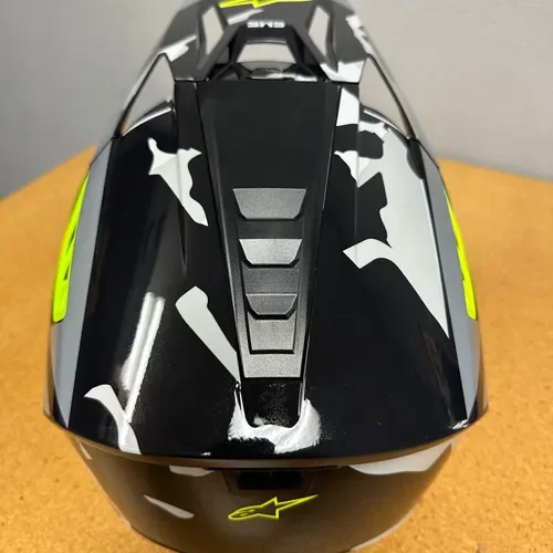 NEW Alpinestars SM5 Rover Helmet Flo Yellow/Gray Size Large