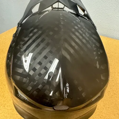 NEW Troy Lee Designs SE4 CARBON Helmet Black Size Large