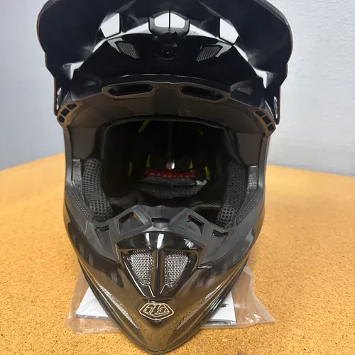 NEW Troy Lee Designs SE4 CARBON Helmet Black Size Large