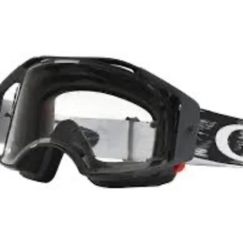 NEW Oakley Airbrake Goggles Jet Black/Clear Lens