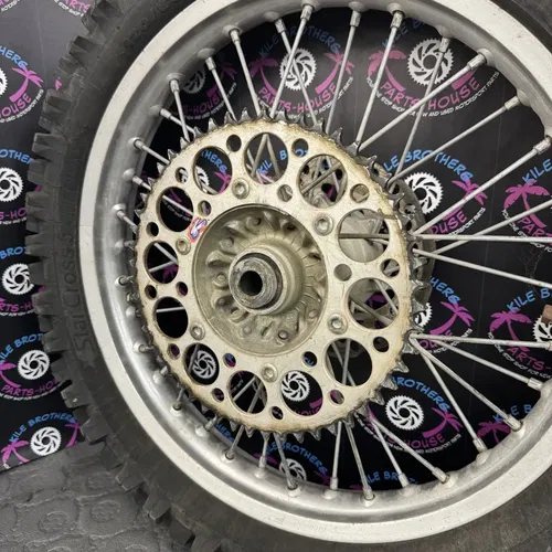2003 - 2005 ktm 450 SX 450SX OEM REAR BACK WHEEL RIM HUB COMPLETE