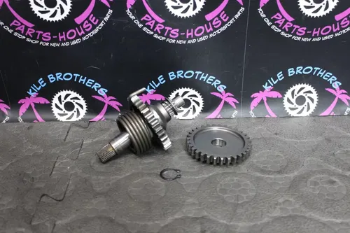 1991 KAWASAKI 97-98 KX125 OEM KICKSTART KICK START SHAFT W IDLER GEAR 13066-1101