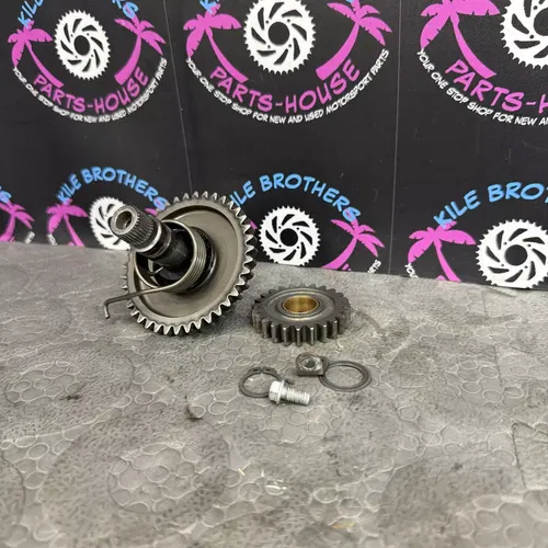 2003 - 2006 ktm 450 SX EXC 450SX OEM KICKSTART KICK START SHAFT W IDLER GEAR