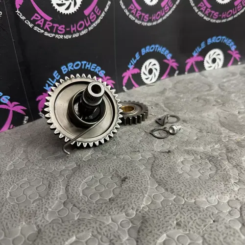 2003 - 2006 ktm 450 SX EXC 450SX OEM KICKSTART KICK START SHAFT W IDLER GEAR
