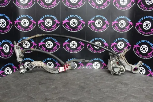 2001 HONDA 00-01 CR250R OEM REAR BACK BRAKE CALIPER MASTER CYLINDER LEVER