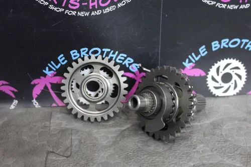 1992 honda 87-07 cr125r OEM KICKSTART KICK START SHAFT W IDLER GEAR