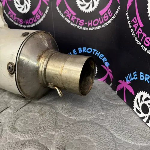 2003 03-05 ktm 450 SX OEM REAR RIGHT MUFFLER EXHAUST SILENCER SLIP ON PIPE