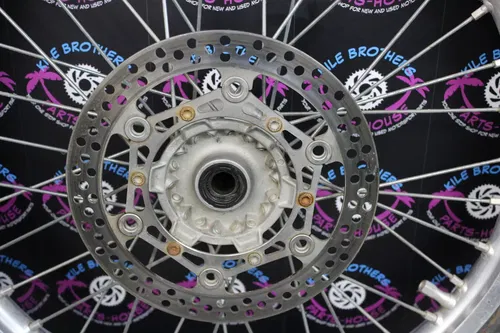 2005 02-05 yamaha yz125 yz250f yz250x OEM FRONT WHEEL RIM HUB TIRE 5NY-25111-00