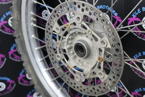 2005 02-05 yamaha yz125 yz250f yz250x OEM FRONT WHEEL RIM HUB TIRE 5NY-25111-00