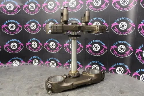 2009 kawasaki kx450f OEM FRONT FORKS LOWER UPPER TRIPLE TREE STEM CLAMP