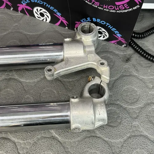 2003 ktm 450 SX 450SX OEM RIGHT LEFT FRONT SUSPENSION FORKS SHOCKS SET FORK