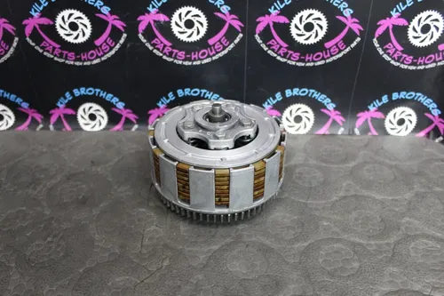1989 Kawasaki 88-89 KX125 OEM COMPLETE CLUTCH W PLATES BASKET HUB 13095-1199