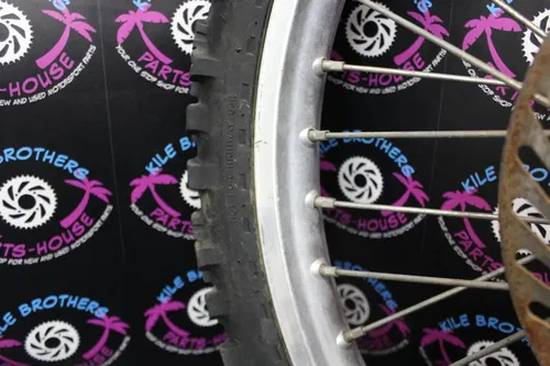 1991 Kawasaki 90-96 KX250 OEM FRONT WHEEL RIM HUB SPOKES TIRES 41090-1086
